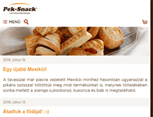 Tablet Screenshot of peksnack.hu